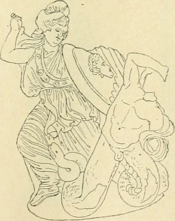 An illustration from Répertoire de la statuaire grecque et romaine, 1908, leaf 340