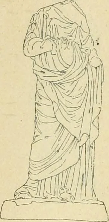 An illustration from Répertoire de la statuaire grecque et romaine, 1908, leaf 343