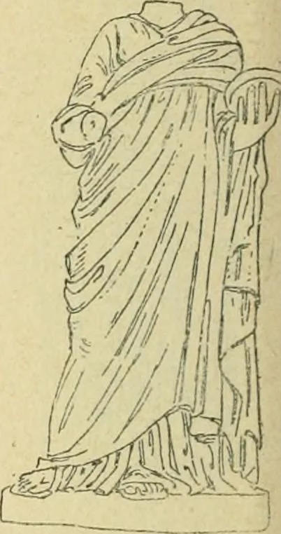 An illustration from Répertoire de la statuaire grecque et romaine, 1908, leaf 343