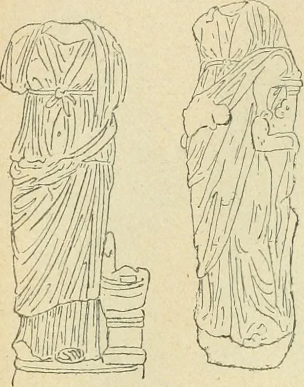 An illustration from Répertoire de la statuaire grecque et romaine, 1908, leaf 345
