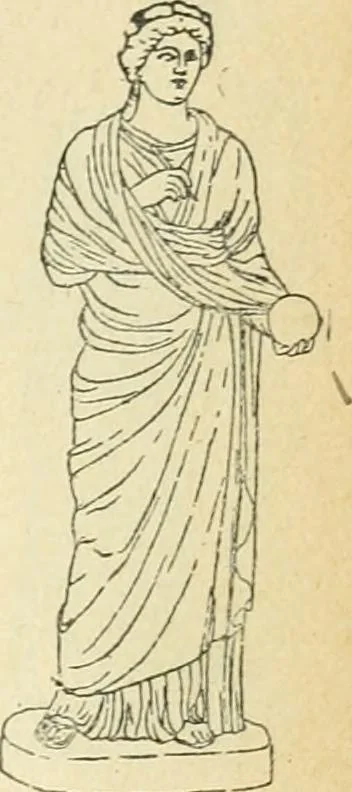An illustration from Répertoire de la statuaire grecque et romaine, 1908, leaf 348