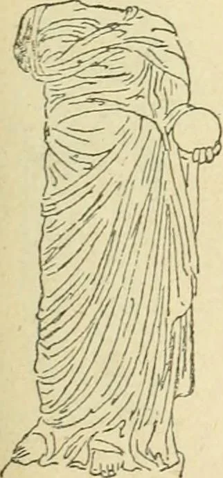 An illustration from Répertoire de la statuaire grecque et romaine, 1908, leaf 348