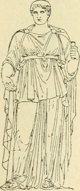 An illustration from Répertoire de la statuaire grecque et romaine, 1908, leaf 348
