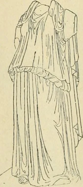 An illustration from Répertoire de la statuaire grecque et romaine, 1908, leaf 349