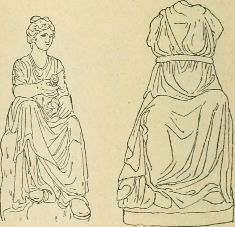 An illustration from Répertoire de la statuaire grecque et romaine, 1908, leaf 351