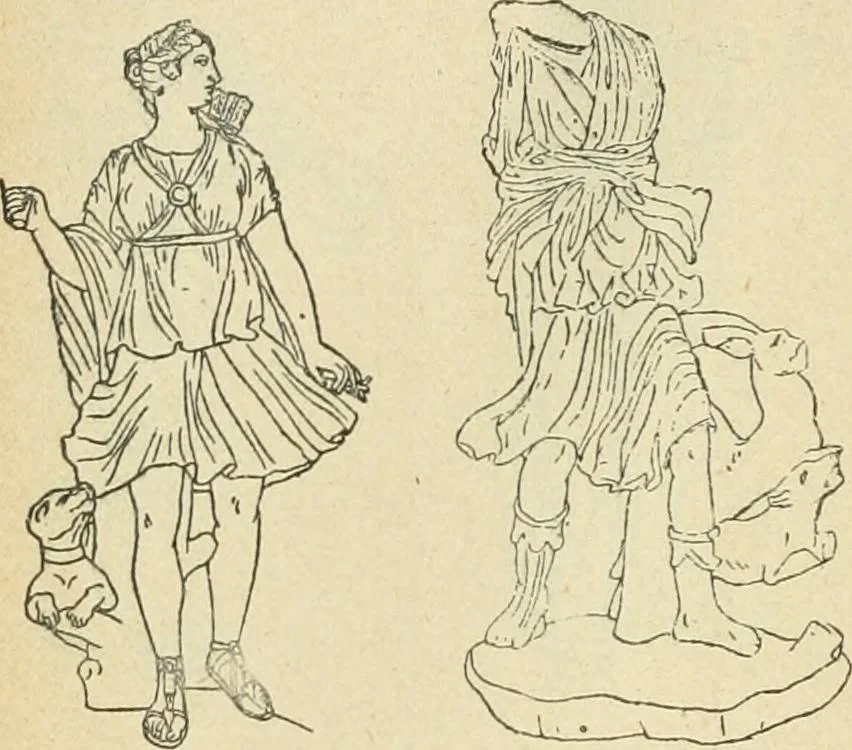 An illustration from Répertoire de la statuaire grecque et romaine, 1908, leaf 353