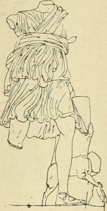 An illustration from Répertoire de la statuaire grecque et romaine, 1908, leaf 353