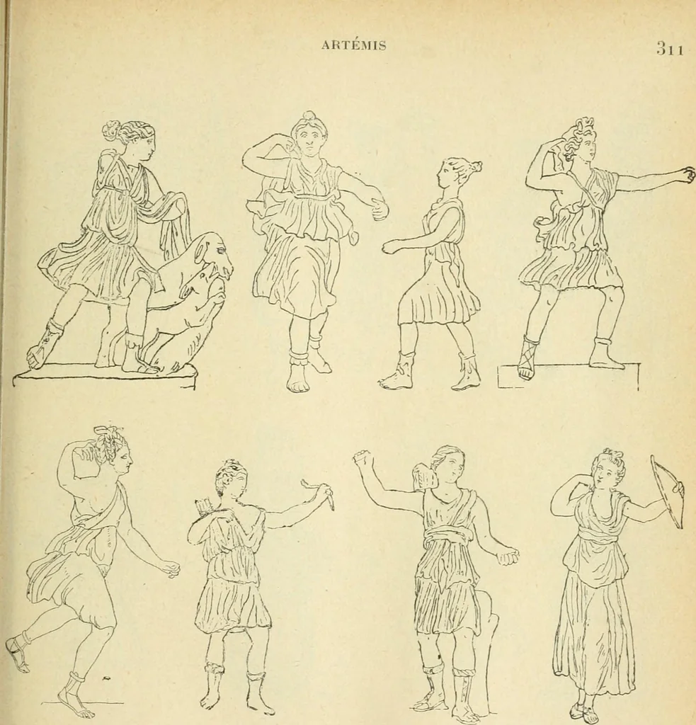 An illustration from Répertoire de la statuaire grecque et romaine, 1908, leaf 354