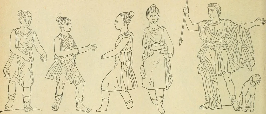An illustration from Répertoire de la statuaire grecque et romaine, 1908, leaf 355