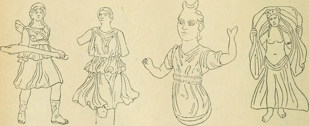 An illustration from Répertoire de la statuaire grecque et romaine, 1908, leaf 355