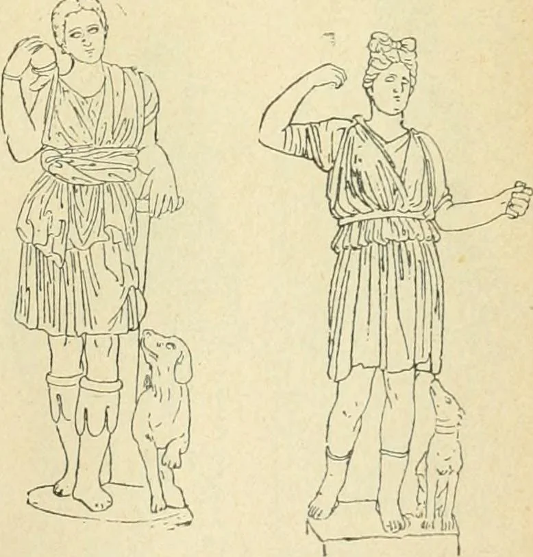An illustration from Répertoire de la statuaire grecque et romaine, 1908, leaf 356