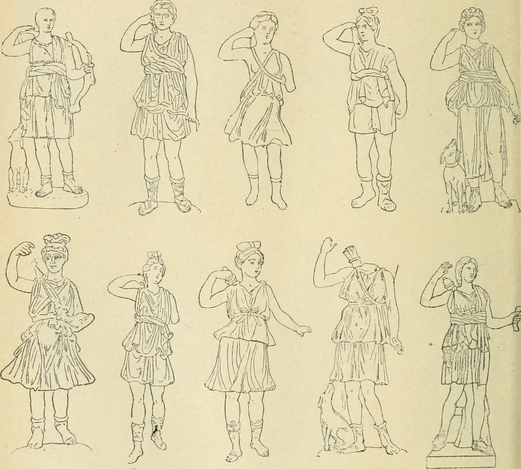 An illustration from Répertoire de la statuaire grecque et romaine, 1908, leaf 357