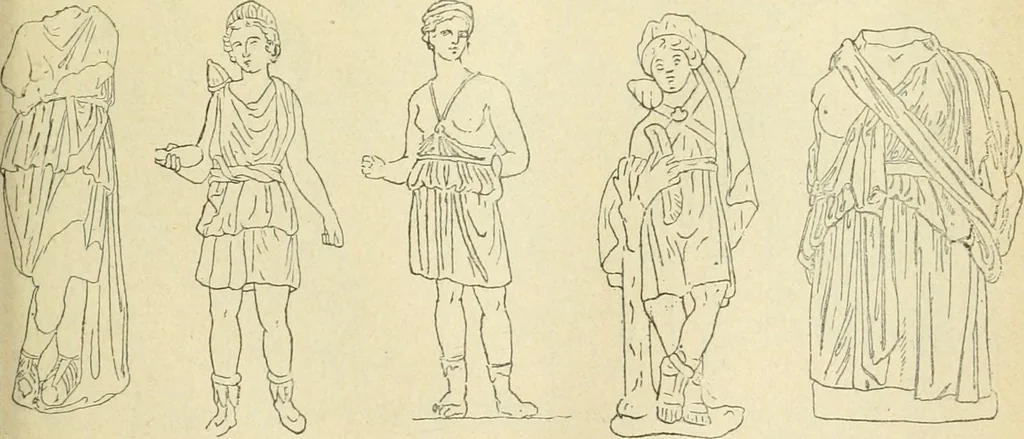An illustration from Répertoire de la statuaire grecque et romaine, 1908, leaf 358