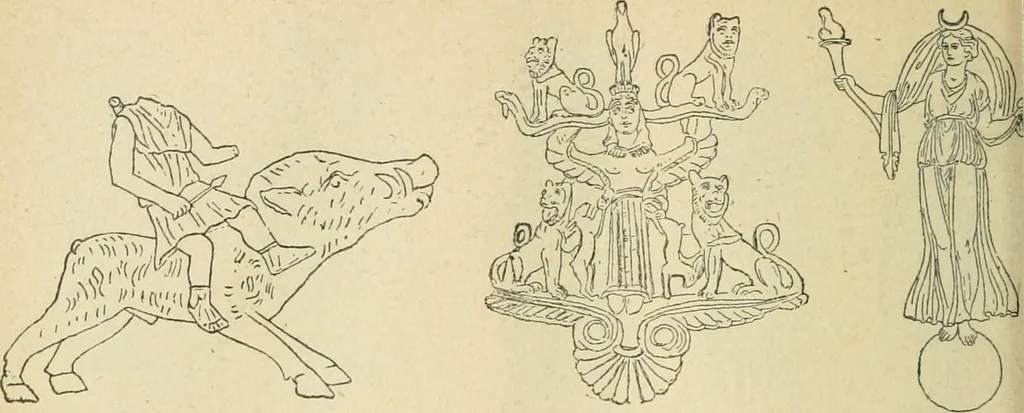 An illustration from Répertoire de la statuaire grecque et romaine, 1908, leaf 363