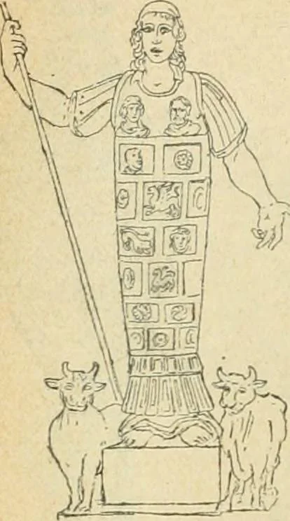 An illustration from Répertoire de la statuaire grecque et romaine, 1908, leaf 365