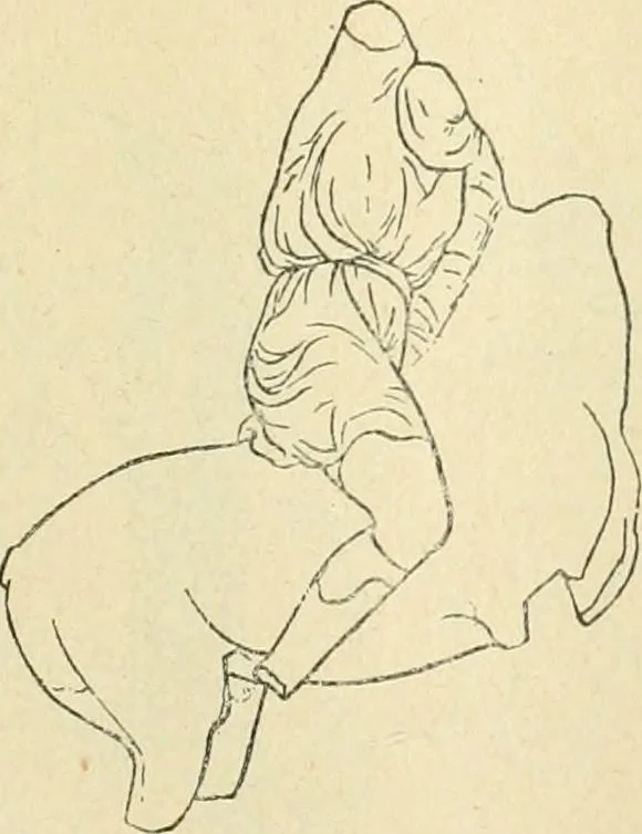 An illustration from Répertoire de la statuaire grecque et romaine, 1908, leaf 368