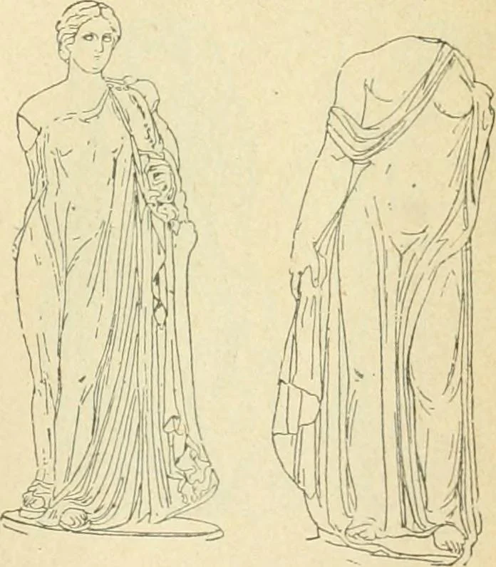 An illustration from Répertoire de la statuaire grecque et romaine, 1908, leaf 374