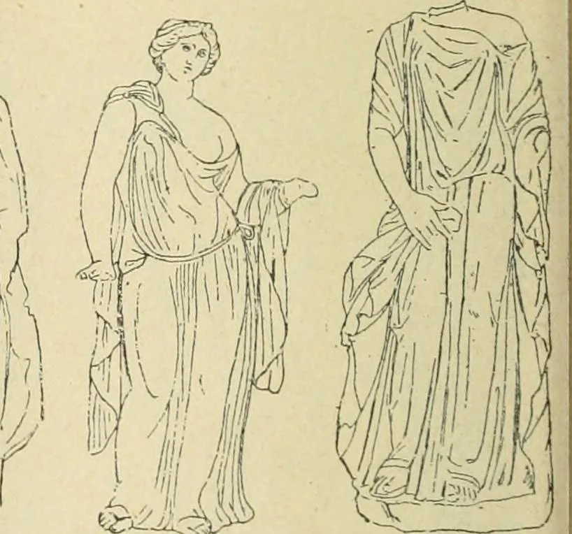 An illustration from Répertoire de la statuaire grecque et romaine, 1908, leaf 375