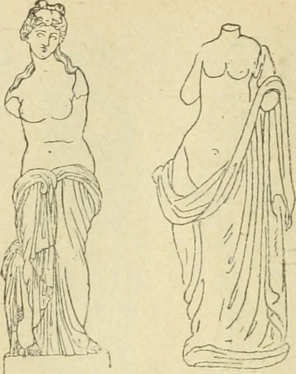 An illustration from Répertoire de la statuaire grecque et romaine, 1908, leaf 377