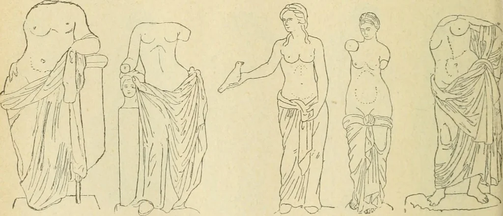 An illustration from Répertoire de la statuaire grecque et romaine, 1908, leaf 377