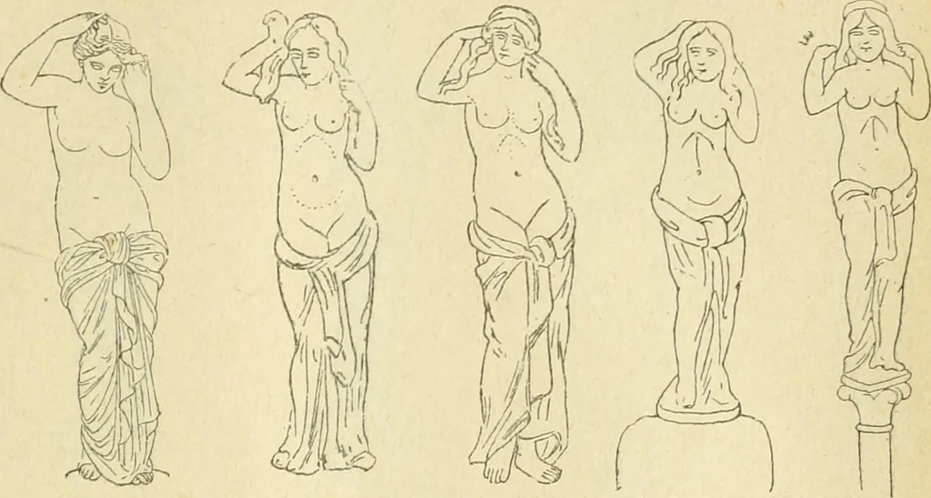 An illustration from Répertoire de la statuaire grecque et romaine, 1908, leaf 382