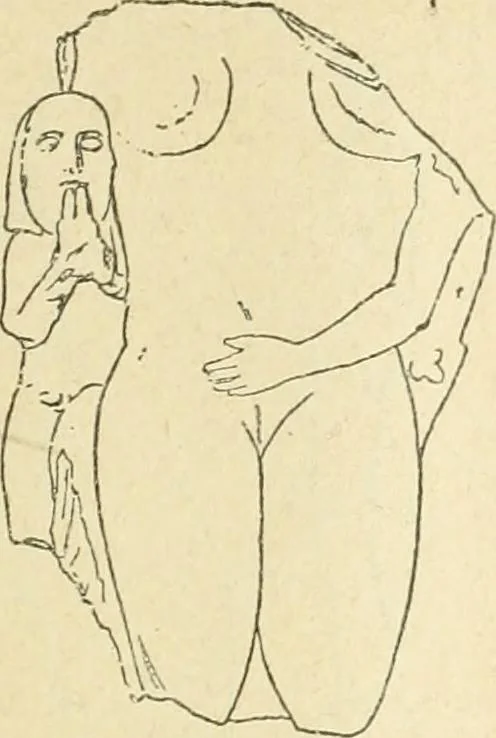 An illustration from Répertoire de la statuaire grecque et romaine, 1908, leaf 408