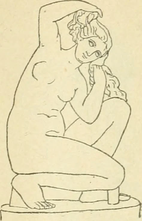 An illustration from Répertoire de la statuaire grecque et romaine, 1908, leaf 414