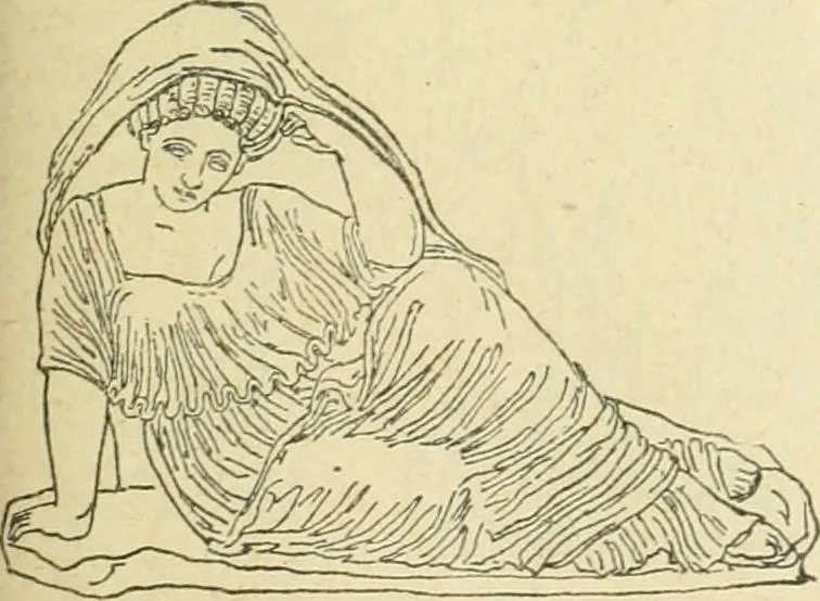 An illustration from Répertoire de la statuaire grecque et romaine, 1908, leaf 416