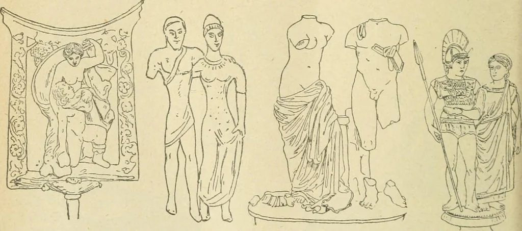 An illustration from Répertoire de la statuaire grecque et romaine, 1908, leaf 417