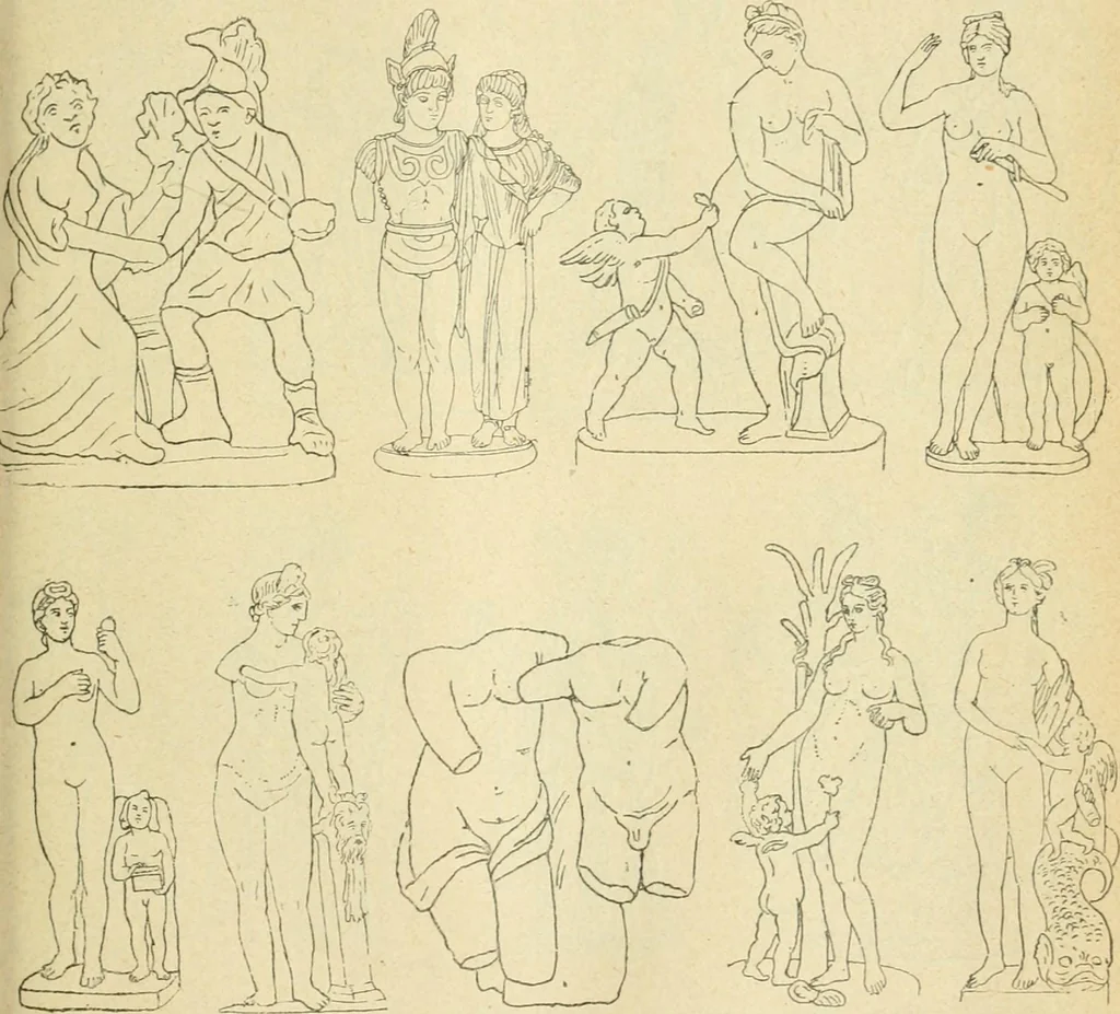 An illustration from Répertoire de la statuaire grecque et romaine, 1908, leaf 418