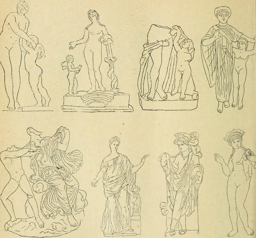 An illustration from Répertoire de la statuaire grecque et romaine, 1908, leaf 419