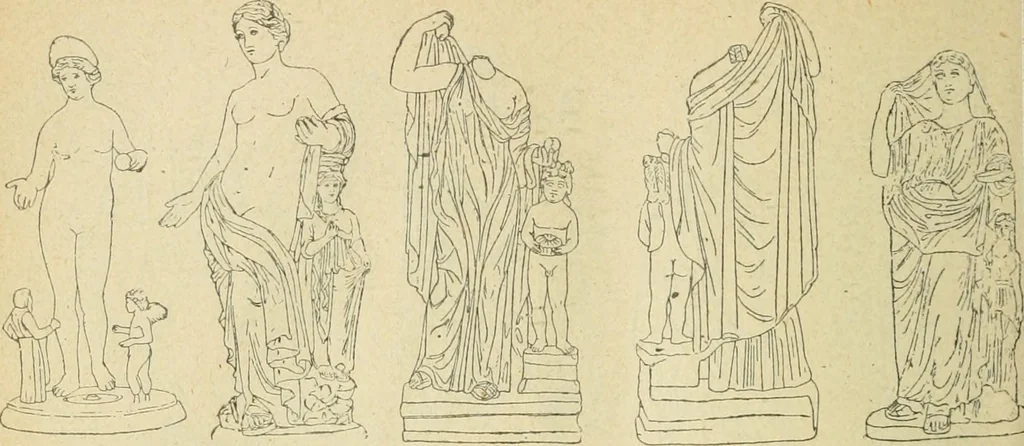 An illustration from Répertoire de la statuaire grecque et romaine, 1908, leaf 421