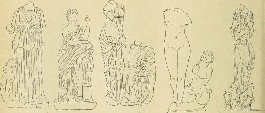 An illustration from Répertoire de la statuaire grecque et romaine, 1908, leaf 421