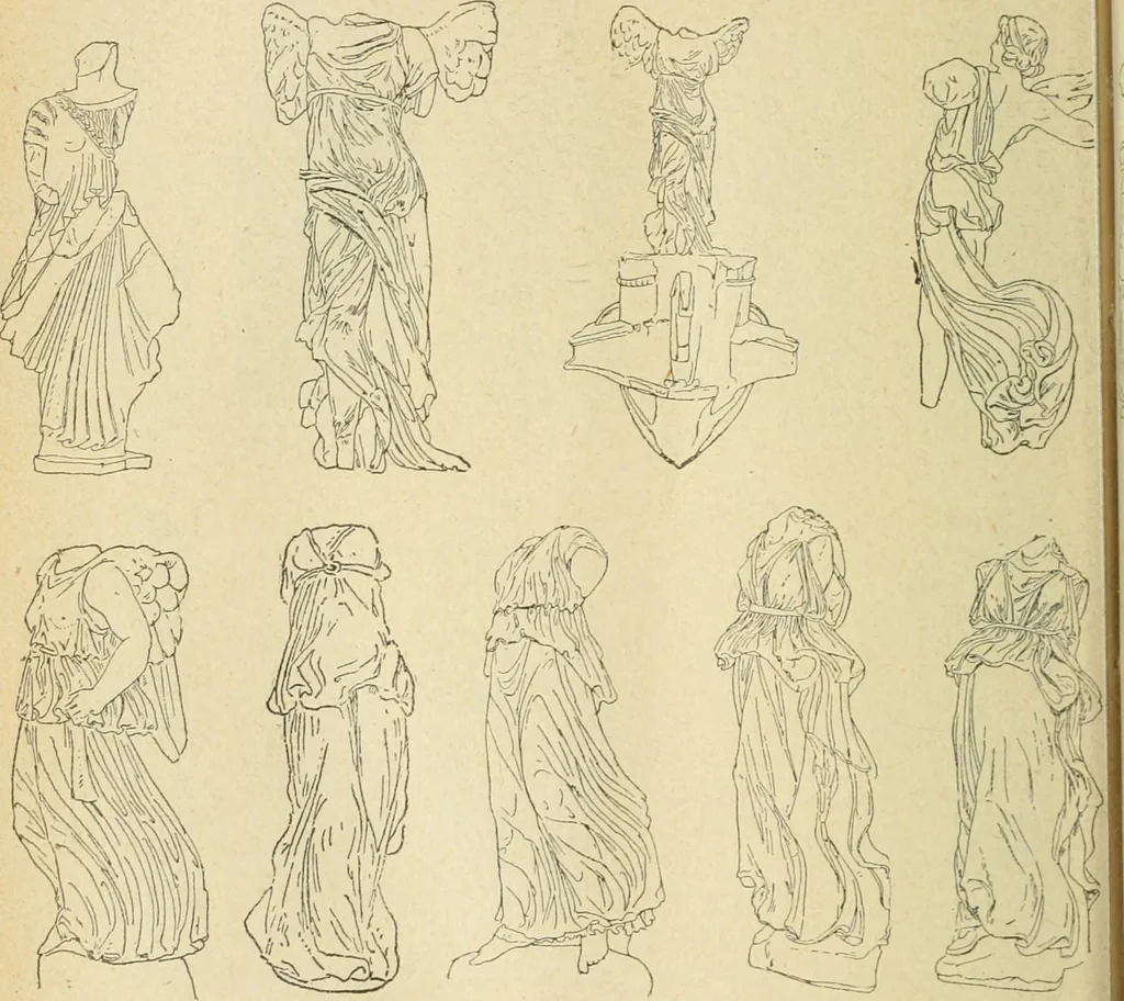 An illustration from Répertoire de la statuaire grecque et romaine, 1908, leaf 423