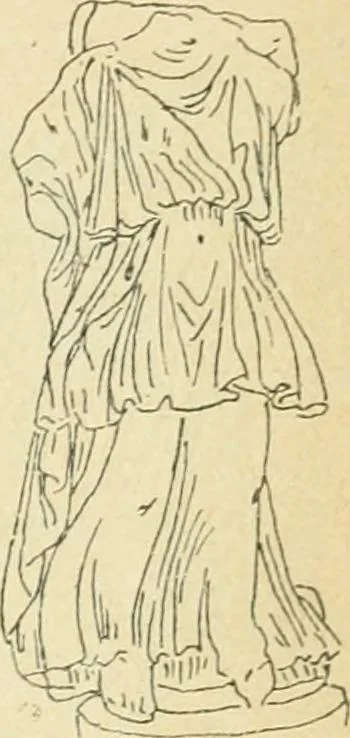 An illustration from Répertoire de la statuaire grecque et romaine, 1908, leaf 424