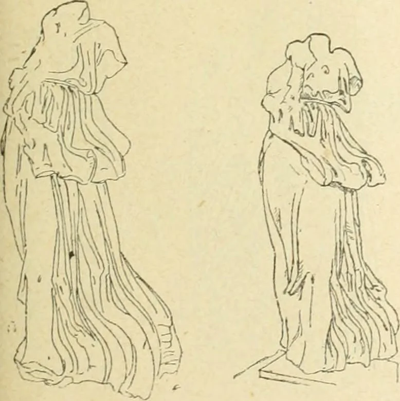 An illustration from Répertoire de la statuaire grecque et romaine, 1908, leaf 424