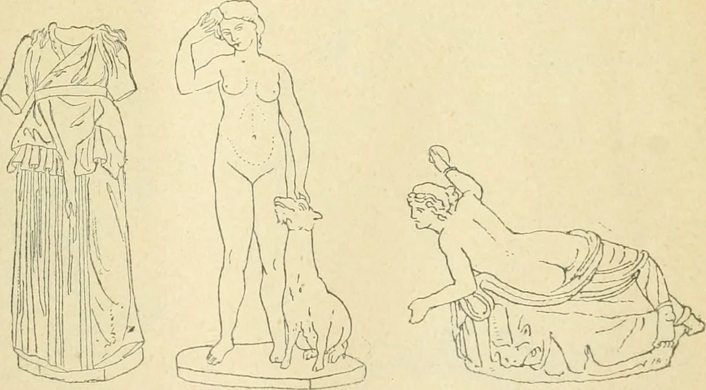 An illustration from Répertoire de la statuaire grecque et romaine, 1908, leaf 442