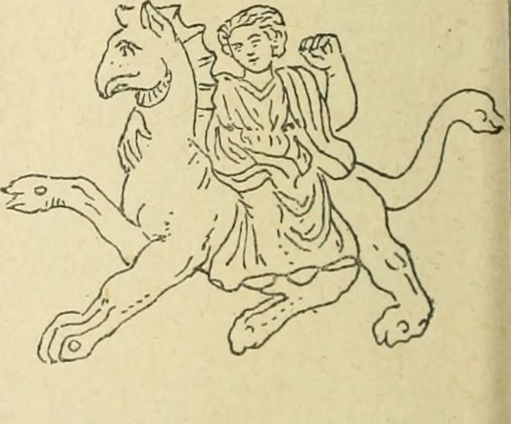 An illustration from Répertoire de la statuaire grecque et romaine, 1908, leaf 443