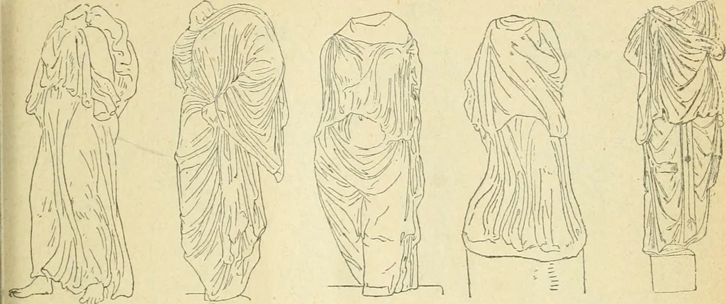 An illustration from Répertoire de la statuaire grecque et romaine, 1908, leaf 446