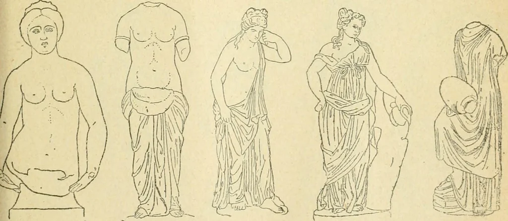An illustration from Répertoire de la statuaire grecque et romaine, 1908, leaf 448