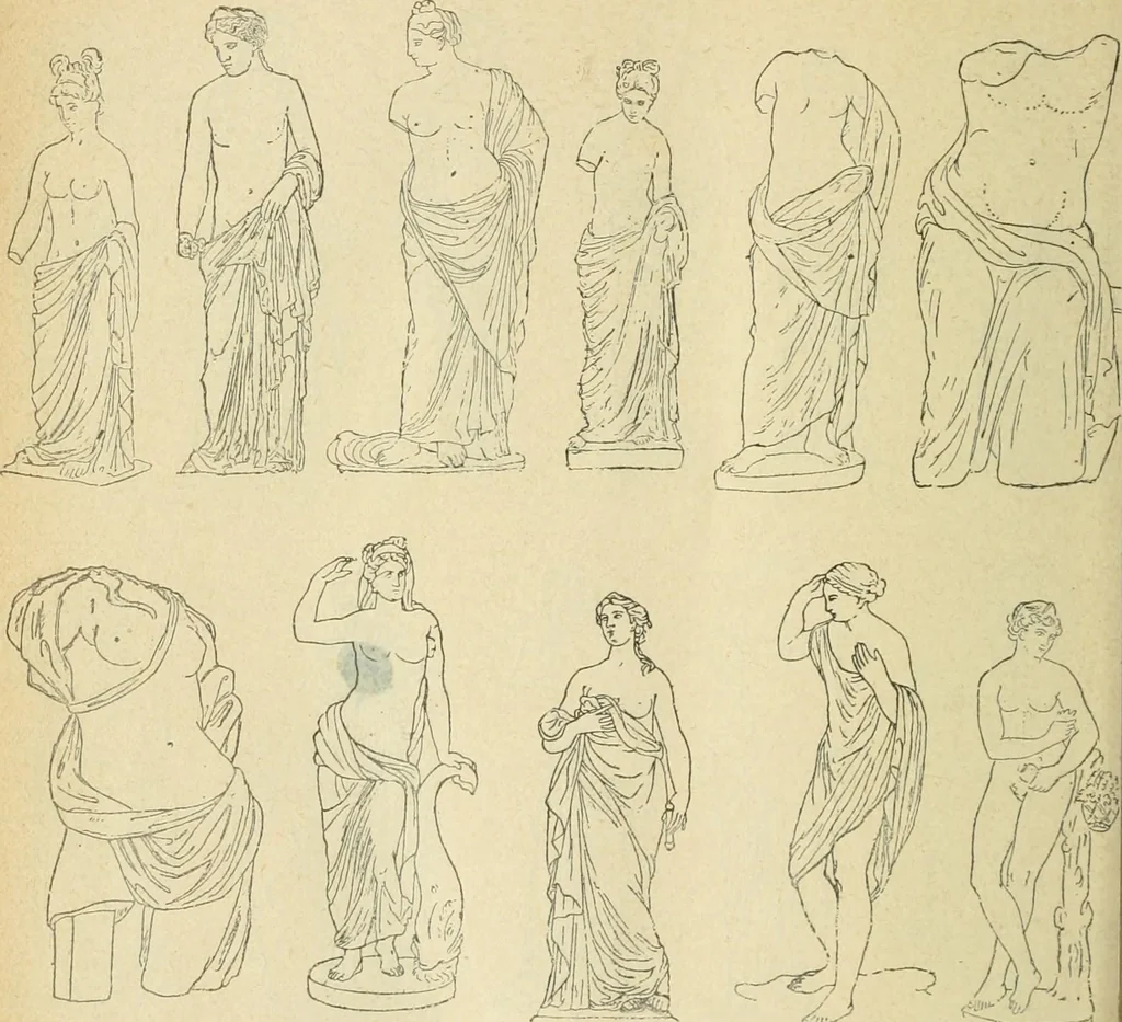 An illustration from Répertoire de la statuaire grecque et romaine, 1908, leaf 449