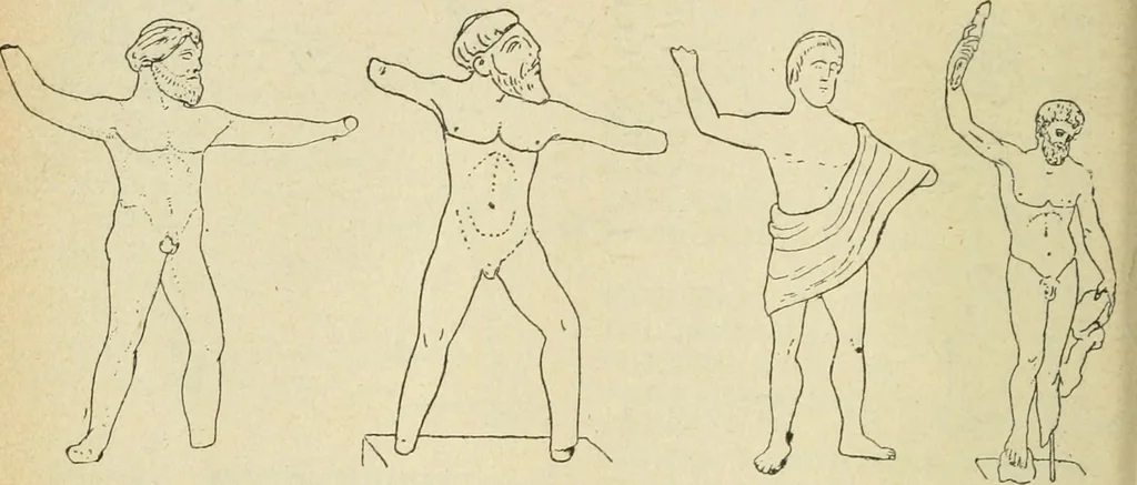 An illustration from Répertoire de la statuaire grecque et romaine, 1908, leaf 45