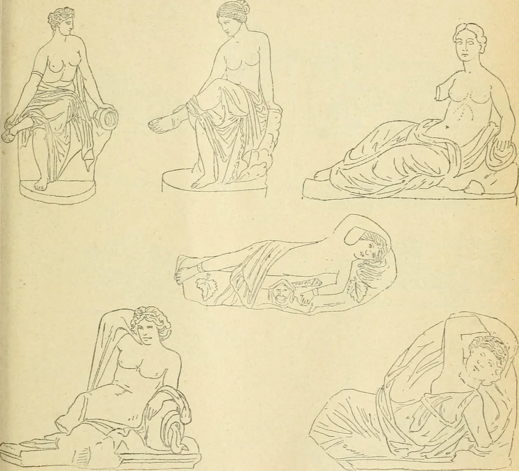 An illustration from Répertoire de la statuaire grecque et romaine, 1908, leaf 450