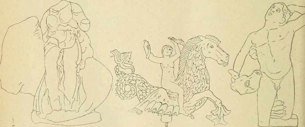 An illustration from Répertoire de la statuaire grecque et romaine, 1908, leaf 453