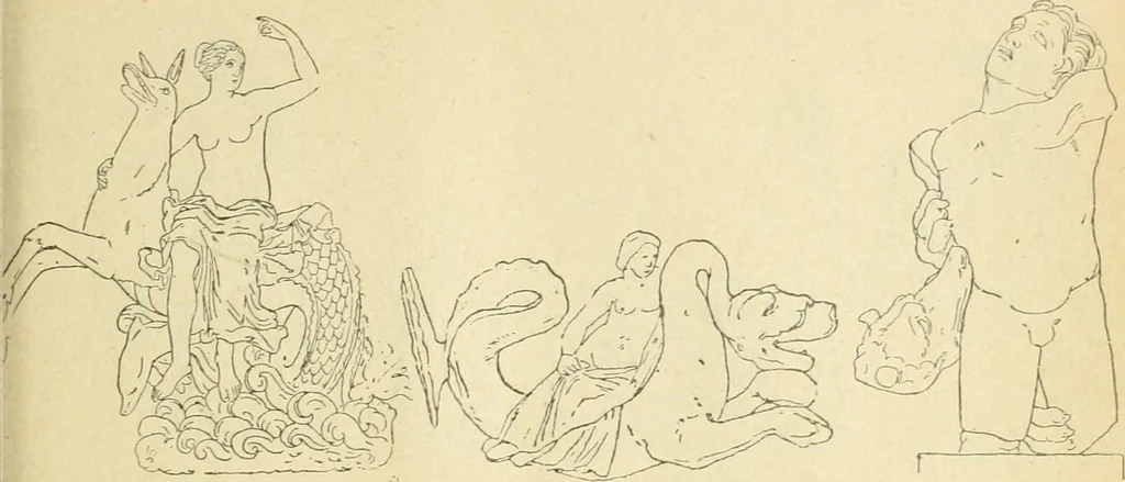 An illustration from Répertoire de la statuaire grecque et romaine, 1908, leaf 454