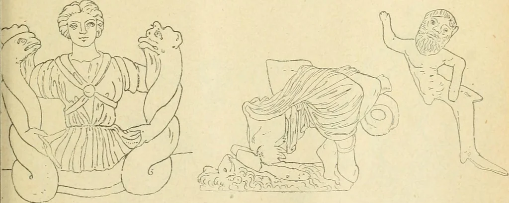An illustration from Répertoire de la statuaire grecque et romaine, 1908, leaf 454