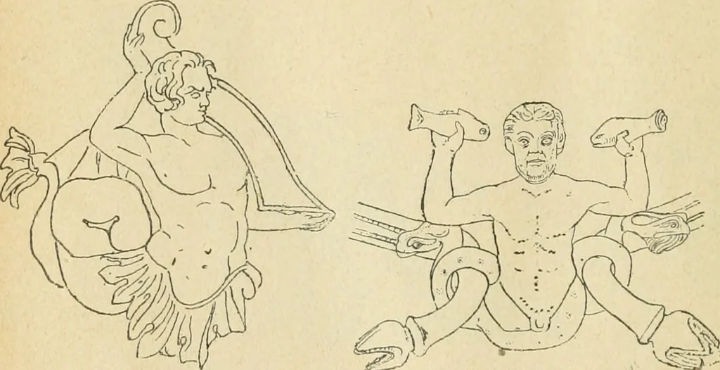 An illustration from Répertoire de la statuaire grecque et romaine, 1908, leaf 455