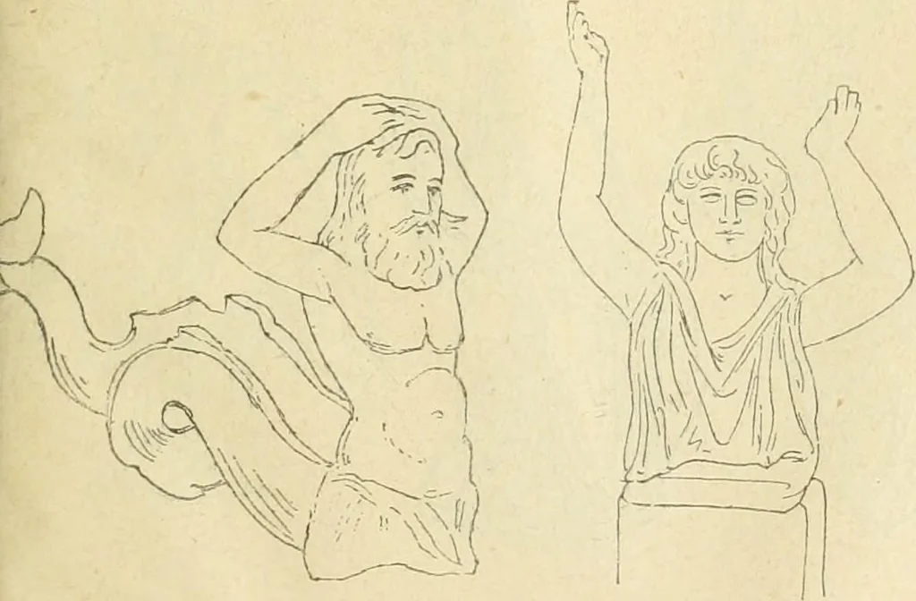 An illustration from Répertoire de la statuaire grecque et romaine, 1908, leaf 458
