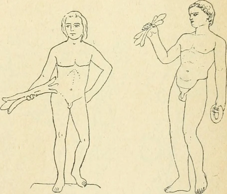 An illustration from Répertoire de la statuaire grecque et romaine, 1908, leaf 48