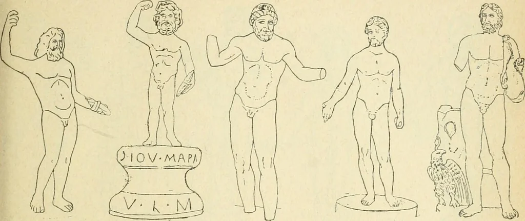 An illustration from Répertoire de la statuaire grecque et romaine, 1908, leaf 48